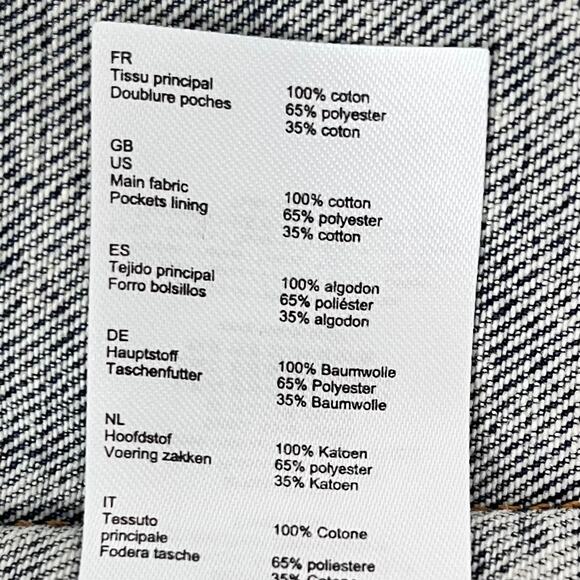 Maje Benedicte Denim Jean Vest 38 - Picture 11 of 13